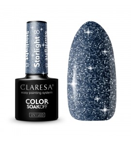 CLARESA Lakier hybrydowy Starlight 8 -5g