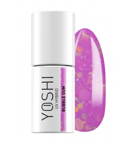 Yoshi Lakier Hybrydowy UV LED Bubble Gum 6 ml – 722