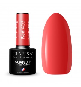 Claresa Lakier hybrydowy RED 403 -5g